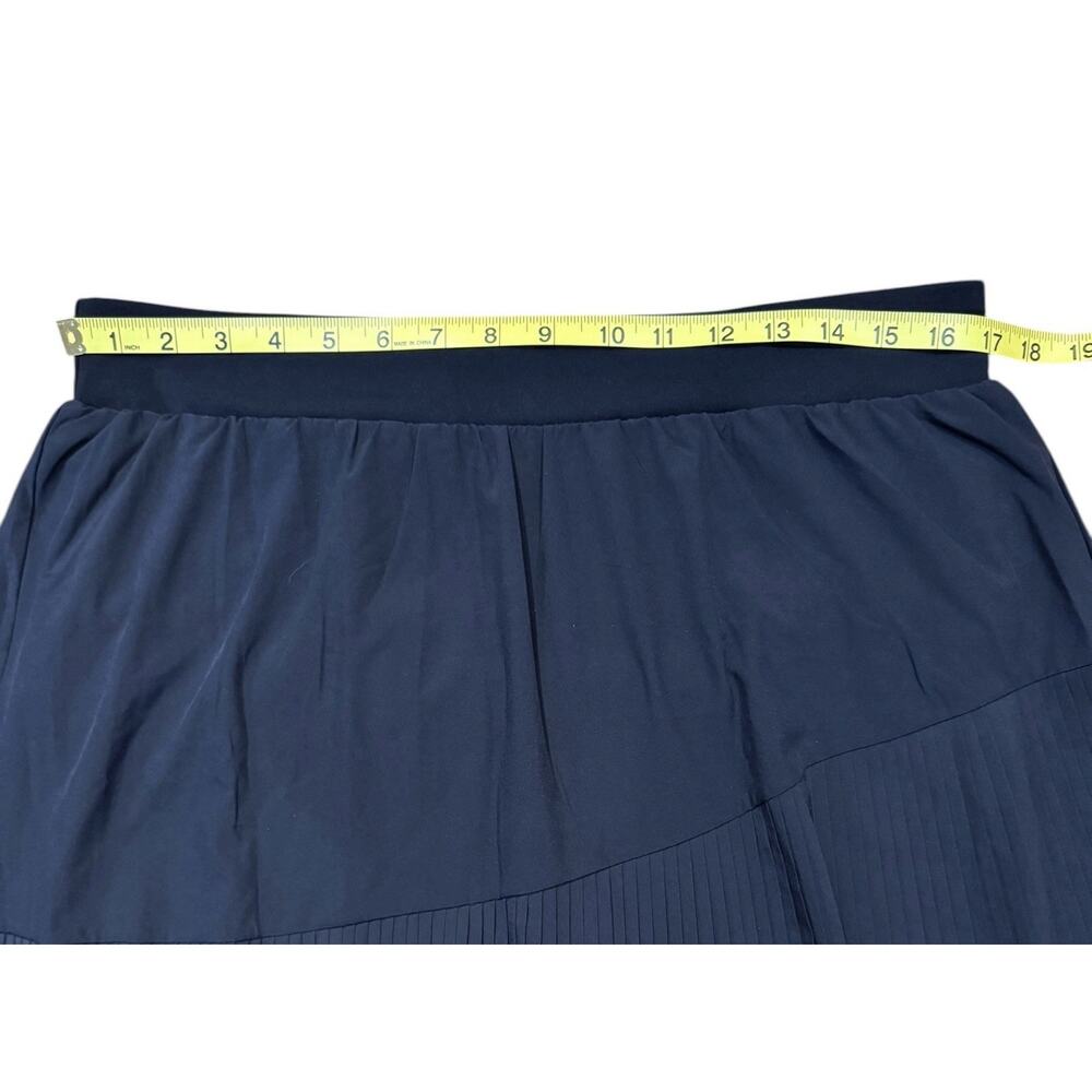 Spanx Yes Pleats Skort Womens Black Athletic Skirt Size 1x Pleated Shorts Liner - Picture 8 of 13